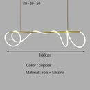 Axyaa Long Hose Chandelier Pendant Lamp for Home Decor Lighting