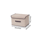 Axyaa Plus Size Clothing Organizer Box with Lid for Quilts and Bedding