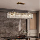 Axyaa Glass Chandelier: Luxury LED Lighting for Living Room