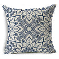 Axyaa Ramadan Vintage Ethnic Pattern Cushion Cover 45x45cm Linen Pillow Case
