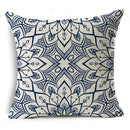 Axyaa Ramadan Vintage Ethnic Pattern Cushion Cover 45x45cm Linen Pillow Case