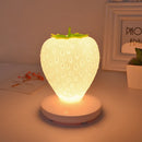 Axyaa LED Strawberry Night Lamp Silicon Touch-Sensor Nightlight for Kids Bedroom