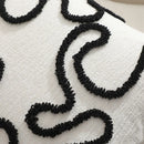 Axyaa Geometric Chenille Cushion Cover - Soft Nordic Style for Sofa Decor 45x45