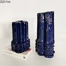 Axyaa Minimalist Ceramic Vase Set for Elegant Floral Arrangements