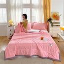Axyaa Cotton Air Conditioning Quilt: Lightweight & Washable Summer Quilt