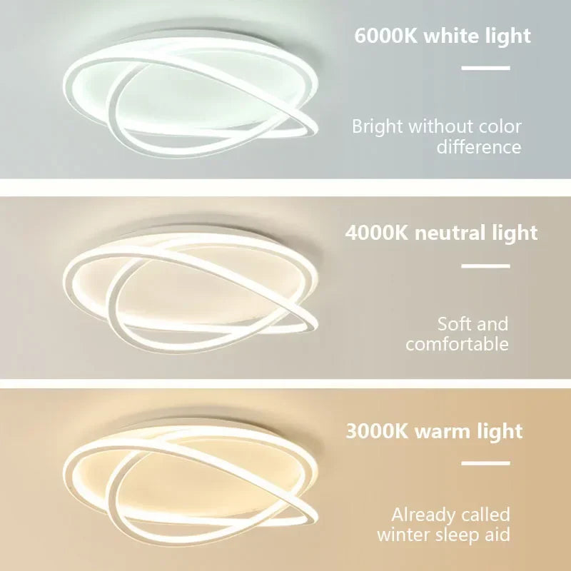 Axya LED Ceiling Lamp: Modern Indoor Lighting Fixture for Home Decor