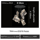 Axyaa Luxury Crystal Chandelier for Home Decor & Lighting in Dining Living Room