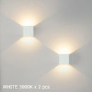 Axyaa LED Motion Sensor Wall Lamp 6W - USB Charging - Bedroom Night Light