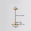 Axyaa Modern Nordic LED Pendant Lamp Golden Plated Spherical Design