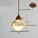 Axyaa Terrazzo LED Pendant Lights: Japanese Style for Corridor Bedroom Living Room