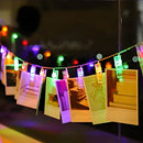 Axyaa LED Photo Clips String Lights - Bedroom & Party Decoration