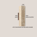 Axyaa Yellow Travertine Stone LED Wall Light - Indoor Luxury Home Decor