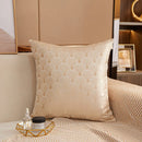 Axyaa Geometric Jacquard Square Cushion Cover 45x45 Polyester Throw Pillowcase