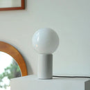 Axyaa Solid Wood Glass LED Bedroom Light - Nordic Design