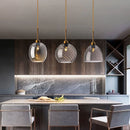 Axyaa Modern Glass Chandelier Pendant Lights for Kitchen, Dining, Bar & Hotel