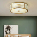 Axyaa Vintage Copper Glass Ceiling Light for Home Energy Efficient Lighting