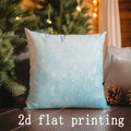 Axyaa Snowflake Tree Pattern Pillow Cover for Sofa Bedroom Car