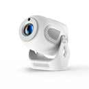 Axyaa 4K HD Electric Focus Projector, 300ANSI, BT5.0, Home Cinema Outdoor Portable
