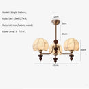 Axyaa Wabi Sabi Wood Chandelier: Elegant Nickel LED Pendant Light for European Home Decor