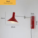 Axyaa Nordic Rocking Chair Wall Lamp, Retro LED Study Wall Light