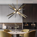 Axyaa Modern Pendant Lights: LED Chandelier for Stylish Indoor Dining Room
