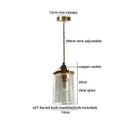 Axyaa Nordic Decor LED Pendant Lights Clear Glass Modern Loft Brass Hanging Lamp