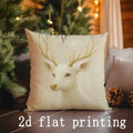 Axyaa Christmas Prints Pillow Covers for Home Decor - Sofa, Bedroom, Car