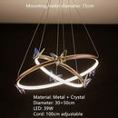Axyaa Colorful Crystal Butterfly LED Ceiling Lamp Chandelier for Home & Restaurant