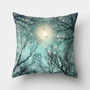 Axyaa Retro Moon Star Pillowcase for Car & Home Décor
