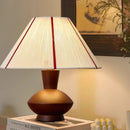 Axyaa Solid Wood Table Lamp: French Medieval Retro Hand-woven Romantic Light