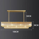 Axyaa Gold Crystal Chandelier: Modern Luxury Lighting for Home, Living Room, Bedroom