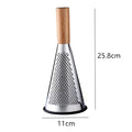 Axyaa Wooden Handle Food Processor Grater Slicer for Fruits & Vegetables