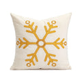 Axyaa Elk Embroidery Christmas Throw Pillowcase - Festive Home Decor