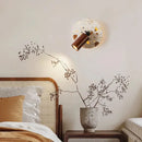 Axyaa Terrazzo Wooden LED Wall Light for Bathroom Bedroom Home Decor