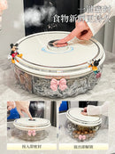 Axyaa Dried Fruit Tray, Living Room Coffee Table Candy Nut Snacks Storage Box