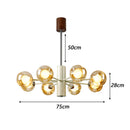 Axyaa Modern Pendant Chandelier for Living Room Ceiling Lighting
