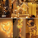 Axyaa USB Power LED Firecracker String Lights with Remote Control