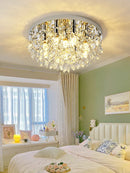 Axyaa Crystal Ceiling Lamp: Modern Minimalist Style for Bedrooms, Studies & Living Rooms