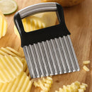 Axyaa Stainless Steel Potato Cutter for Wave French Fries & Vegetables