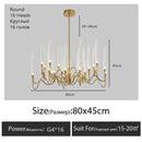 Axyaa LED Crystal Chandelier: Modern Luxury Tree Branch Design for Home Decor