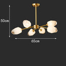 Axyaa Nordic Dining Room Pendant Lamp Chandelier for Indoor Ceiling Lighting