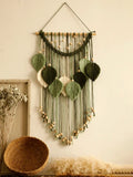 Axyaa Leaf Macrame Tapestry Wall Hanging for Boho Home Decor