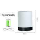 Axyaa LED Dimmable Night Light: Rechargeable Table Lamp for Bedroom Decor