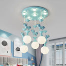 Axyaa Princess Carousel LED Chandelier for Room Decor and Lighting