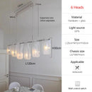 Axyaa Glass Ribbon Chandeliers: Luxury Pendant Lights for Villa Living Room & Bedroom