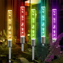 Axyaa Solar Reed Lamp Bubble Stick RGB Acrylic Garden Landscape Light