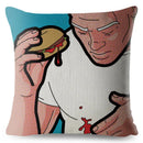 Axyaa Pop Art Crying Girl Cushion Cover 45x45cm