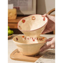 Axyaa Aesthetic Noodle Bowl with Underglaze Color | Cute Tableware