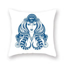 Axyaa Zodiac Constellation Print Pillowcase 45x45cm