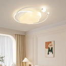 Axyaa Minimalist Modern White Ceiling Light for Living Room Bedroom Indoor Lighting
